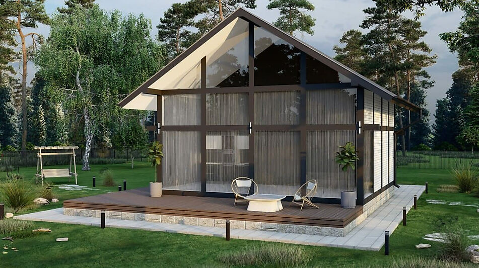 Современный дом в лесу КП Форест