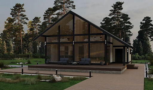 Уютный дом в лесу КП Форест