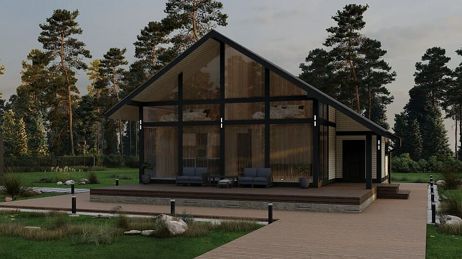 Уютный дом в лесу КП Форест