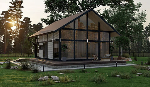 Уютный дом в лесу КП Форест