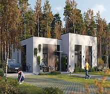 уютный дом в лесу в КП 