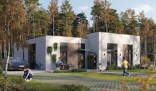 уютный дом в лесу в КП 