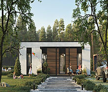 Дом на лесном участке в КП Форест