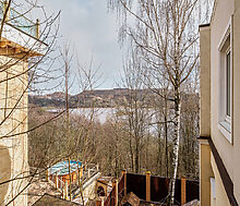 Дом с видом на озеро в Подрезково