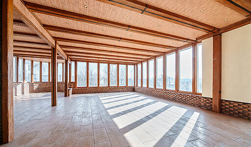 Дом с видом на озеро в Подрезково