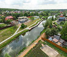 Дом на берегу в п. Вешки