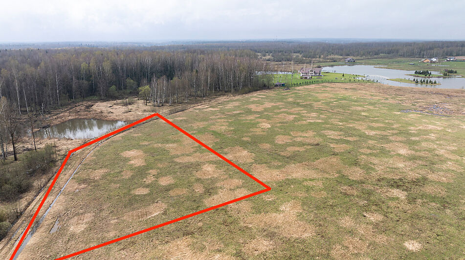 Земля на берегу озера в Можайске