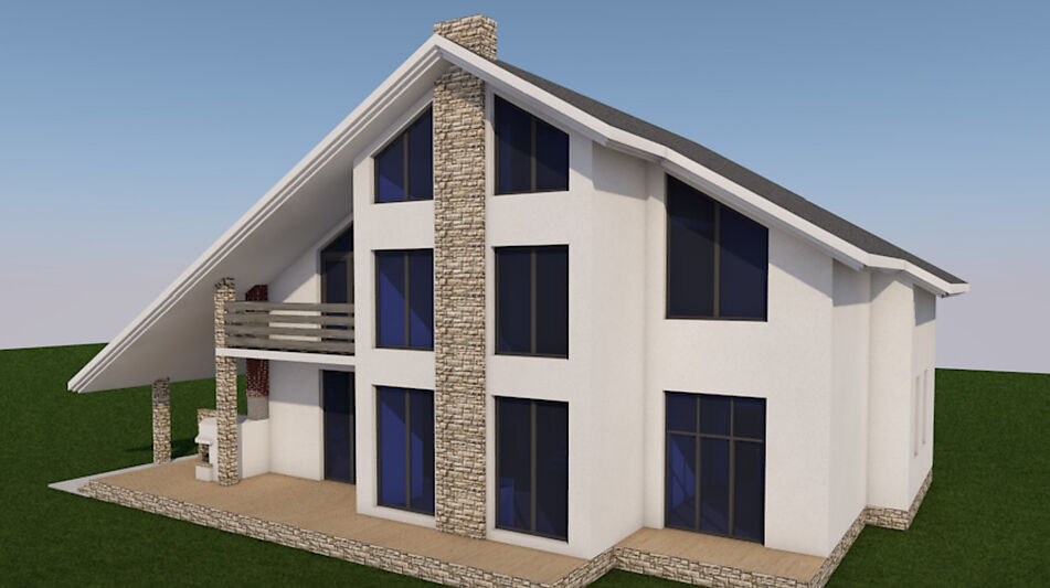 Дом в поселке Спас-Каменка