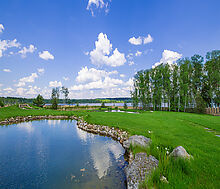 Вилла на берегу в поселке Пестово