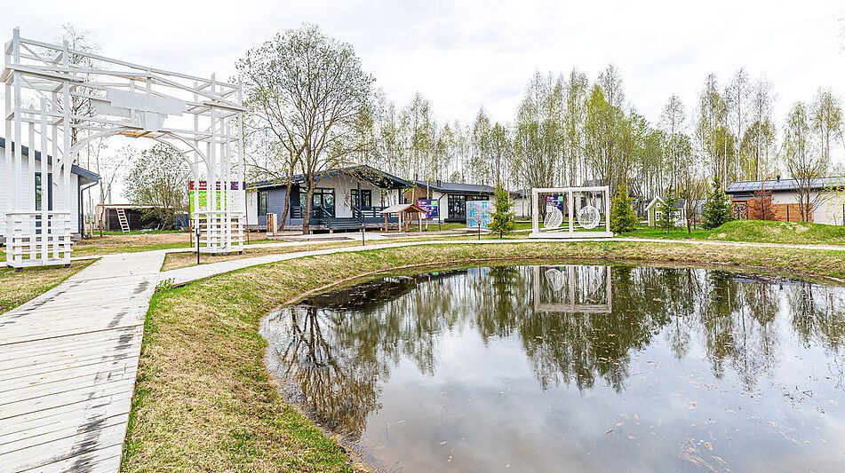 Дом из бруса в КП Грин Лаундж