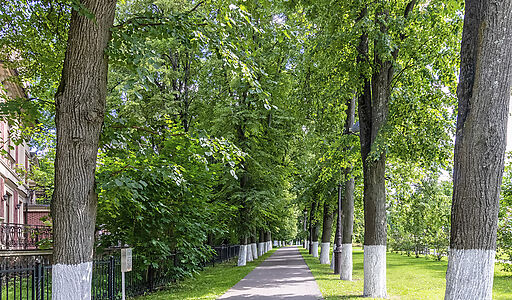 Дом у озера и парка в КП Довиль