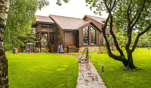 Дом из бруса в Нахабино Кантри