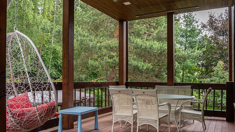 Дом из бруса в Нахабино Кантри