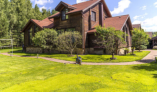 Дом из бруса в Нахабино Кантри