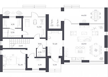 Дом в стиле шале в КП Порт Эмм