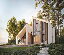 Дом в стиле шале в КП Порт Эмм