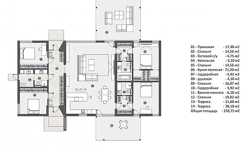 Лесной участок в п.Трудовая Южная