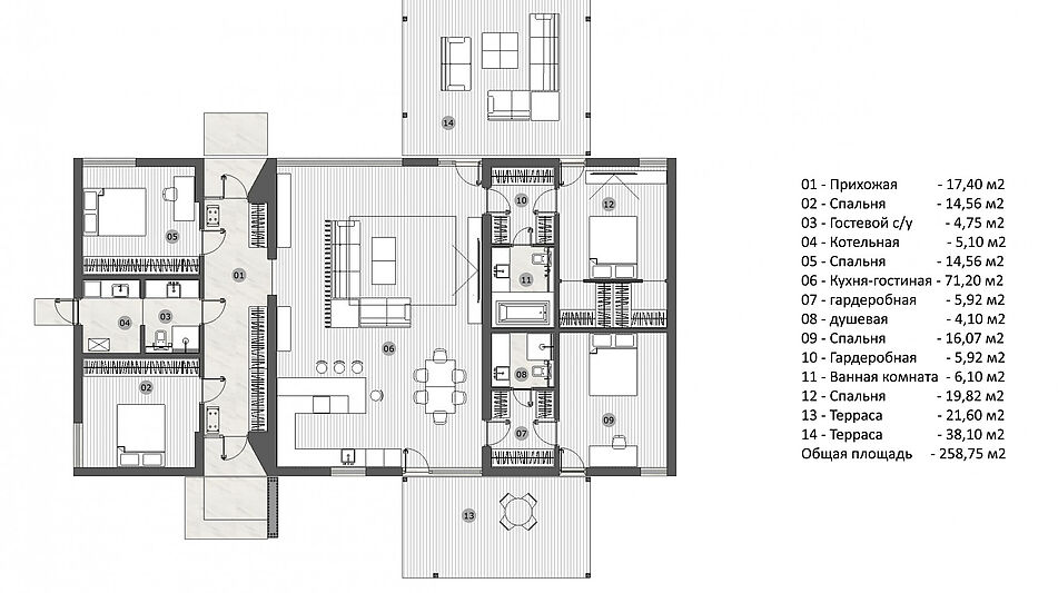 Лесной участок в п.Трудовая Южная