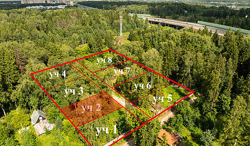 Лесной участок в п.Трудовая Южная