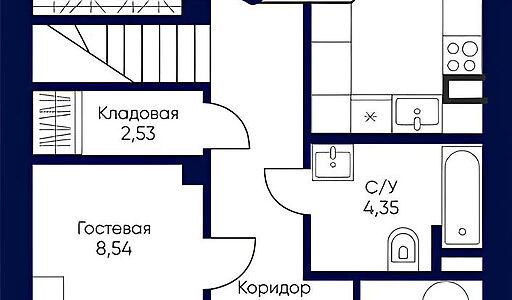 Уютный таунхаус в ЖК «Мечта».