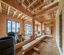 Дом из бруса в КП Новорижский