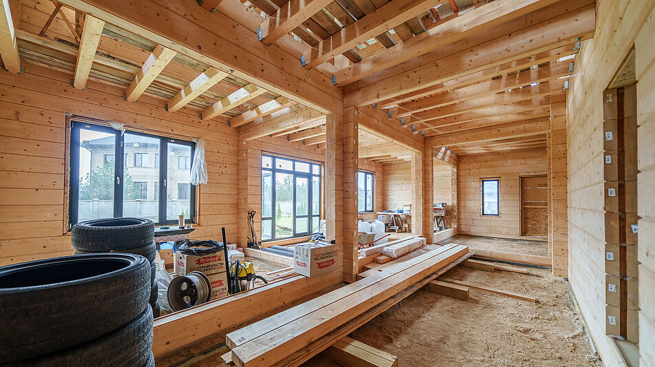 Дом из бруса в КП Новорижский