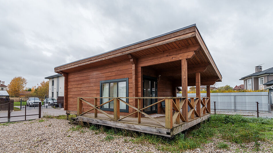 Дом из бруса в КП Новорижский