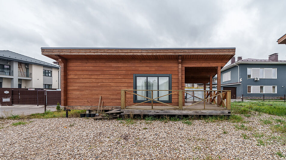 Дом из бруса в КП Новорижский