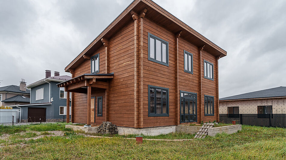 Дом из бруса в КП Новорижский