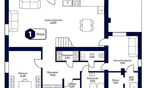 Готовый коттедж в ЖК «Мечта»