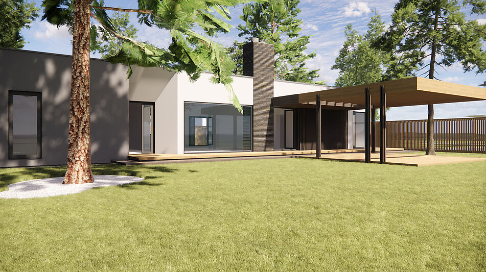 Одноэтажный дом в КП Станция LETO