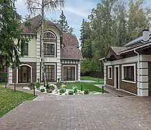 Уютный дом у леса в Опалихе