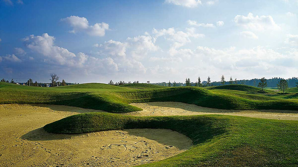 Прилесной участок в гольф Пестово