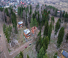 Участок с соснами в Сходне