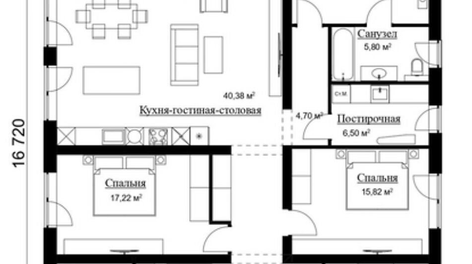 Новый дом в Подмосковные Просторы