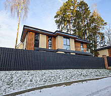 Новый дом в лесу в Сходне