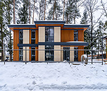 Новый дом в лесу в Сходне