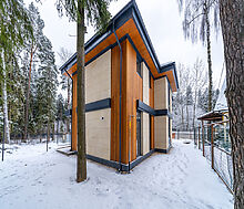 Новый дом в лесу в Сходне