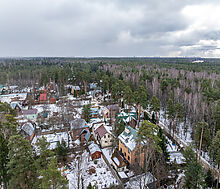 Сказочный дом в лесу Загорянский