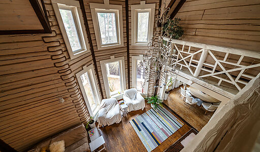 Сказочный дом в лесу Загорянский