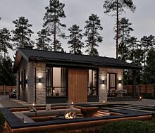 Одноэтажный дом в КП Юрьево Берег