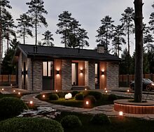 Одноэтажный дом в КП Юрьево Берег