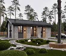 Одноэтажный дом в КП Юрьево Берег