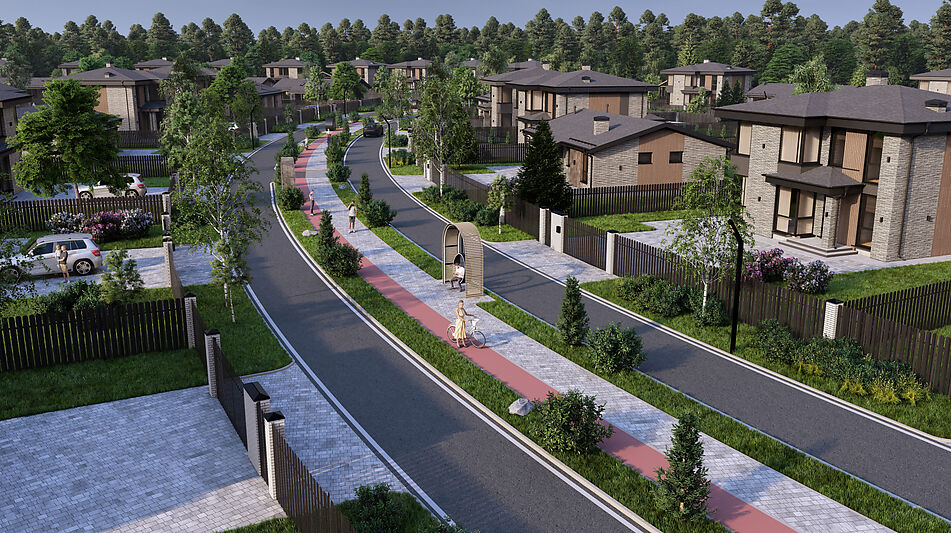 Одноэтажный дом в КП Юрьево Берег