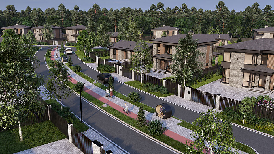 Одноэтажный дом в КП Юрьево Берег