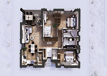 Одноэтажный дом в КП Юрьево Берег