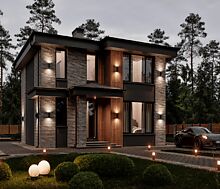 Двухэтажный дом в КП Юрьево Берег