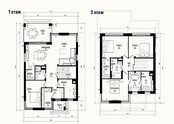 Двухэтажный дом в КП Юрьево Берег