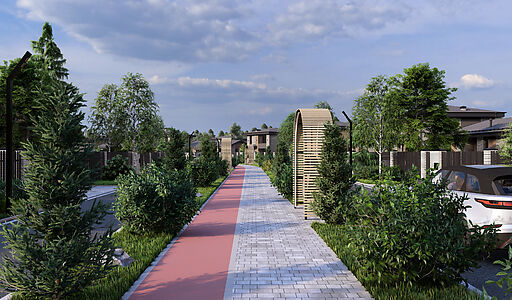 Двухэтажный дом в КП Юрьево Берег