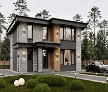 Двухэтажный дом в КП Юрьево Берег